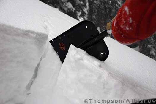 Shooting crack in the backcountry Shooting crack in the backcountry