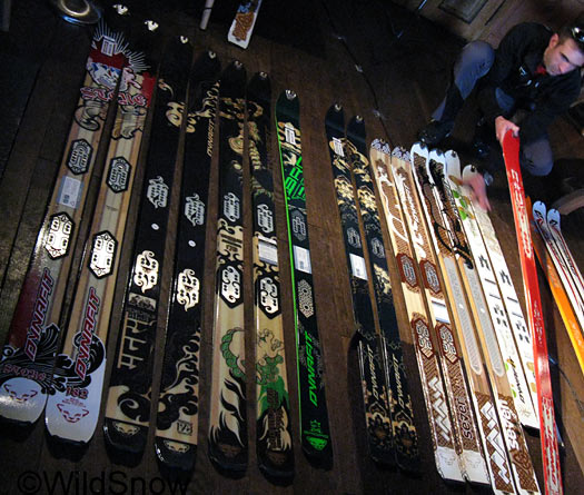 Dynafit skis Dynafit skis, the full lineup.