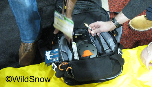 Float 30 airbag pack interior. Float 30 airbag pack interior.