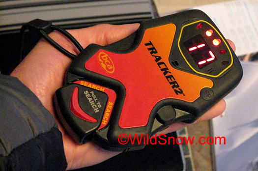 BCA Tracker 2 avalanche rescue beacon transceiver.