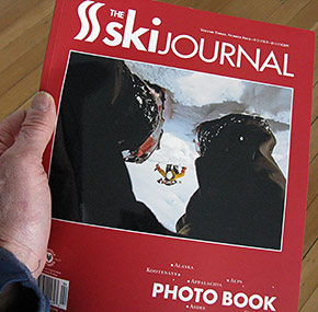 Climber on the Ski Journal cover. Climber on the Ski Journal cover.