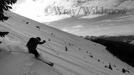 Tyler skiing.