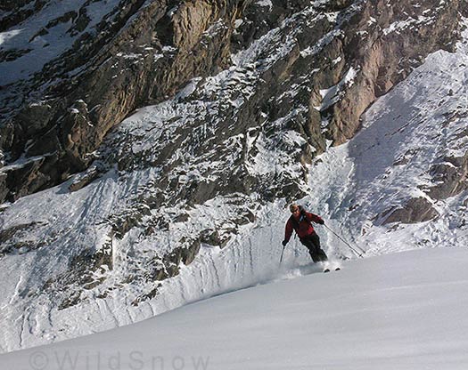 Lou skiing Schoberspitz Lou skiing Schoberspitz