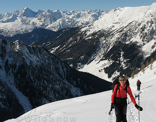 Schoberspitz backcountry skiing. Schoberspitz backcountry skiing.