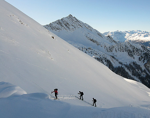 On the up, looking southwest. On the up, looking southwest.