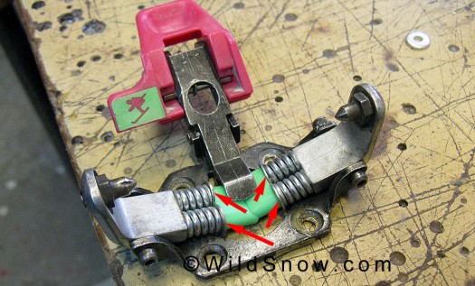 Dynafit binding toe modification Dynafit binding toe modification