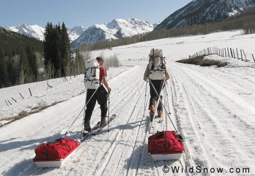 Gear pulk sleds for Denali Gear pulk sleds for Denali