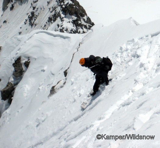 Jarrett making turns. Jarrett making turns.