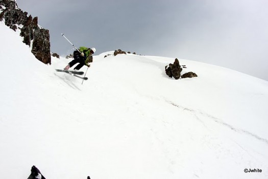 IMG_3774 Nick gets into the fall line
