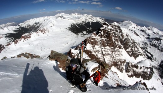 North Maroon Peak Backcountry Skiing North Maroon Peak Backcountry Skiing
