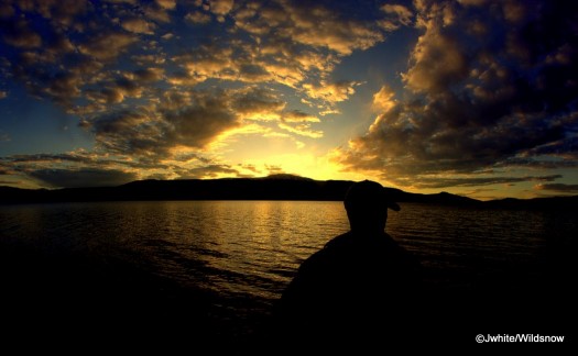 Lake sunset. Lake sunset.
