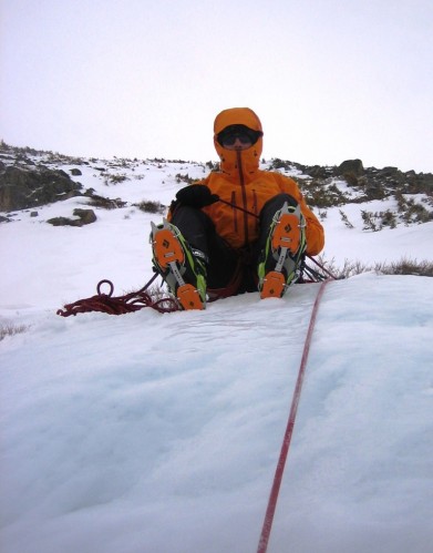 Backcountry ice climbing and skiing. Backcountry ice climbing and skiing.