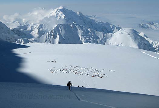 003-6-18-ski-hill-forak-IMG_0068 Looking back at Mount Foraker. When you climb Denali, Foraker definitely beckons