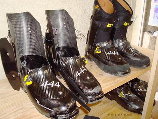 Boots in the workshop. Boots in the workshop.