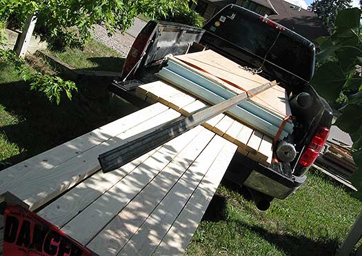 Portable hut for backcountry skiing, truck load. Portable hut for backcountry skiing, truck load.