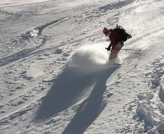 Backcountry snowboarding in Colorado. Backcountry snowboarding in Colorado.