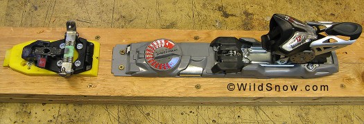 Backcountry boot clamping system. Backcountry boot clamping system.