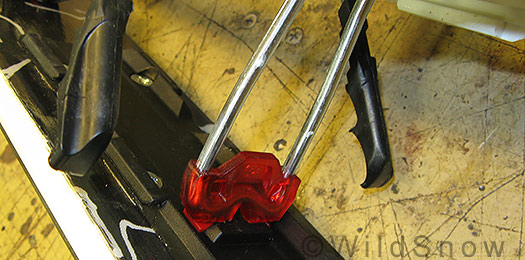 Marker Tour heel lifter. Marker Tour heel lifter.