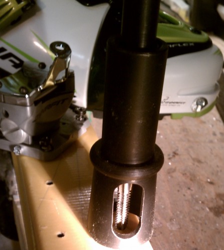 Tapping helicoil hole