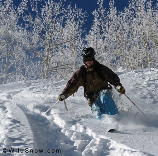 Colorado backcountry skier. Colorado backcountry skier.