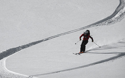 Backcountry skiing in Colorado. Backcountry skiing in Colorado.