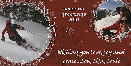 Merry backcountry skiing Christmas from the Dawsons and WildSnow.com Merry backcountry skiing Christmas from the Dawsons and WildSnow.com