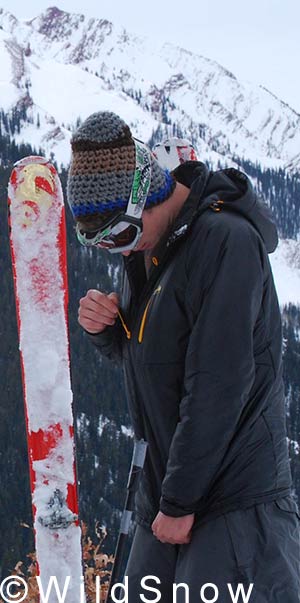 Golite Pinyon jacket for backcountry skiing. Golite Pinyon jacket for backcountry skiing.