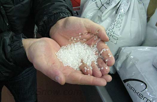 Pebax pellets for ski boot making. Pebax pellets for ski boot making.