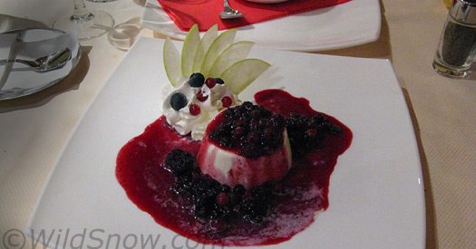Italian desert. Italian desert.