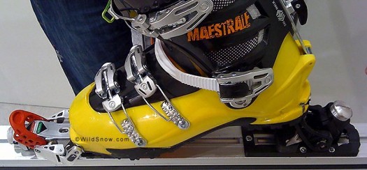 Trab backcountry skiing binding.