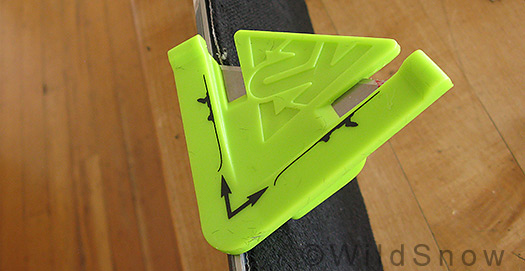 K2 backcountry skiing skin cutter. K2 backcountry skiing skin cutter.