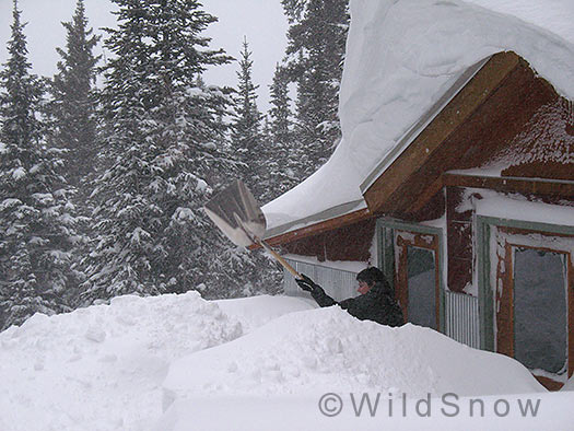 Next stop, friend's chalet. Next stop, friend's chalet.