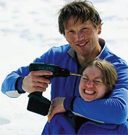 Olaf, backcountry skiing test Alpin magazine. Olaf, backcountry skiing test Alpin magazine.