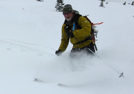 Dynafit has a dog in this fight. Actually, two. Official WildSnow Magazine ski test this weekend involved everything from fresh backcountry powder to hardened suncrust. Reality. Click to enlarge. Dynafit has a dog in this fight.