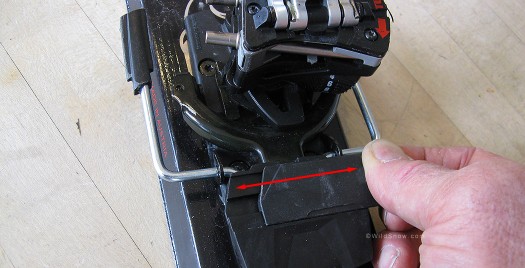 AFD on brake retractor plate. AFD on brake retractor plate.