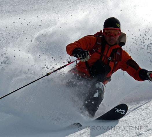 Testing G3 skis. Testing G3 skis.