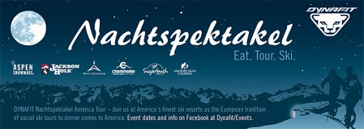 Night skiing banner. Night skiing banner.