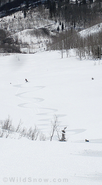Backcountry skiing in Elk Mountains, Colorado. Backcountry skiing in Elk Mountains, Colorado.