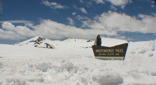Backcountry skiing Independence Pass, Colorado Backcountry skiing Independence Pass, Colorado