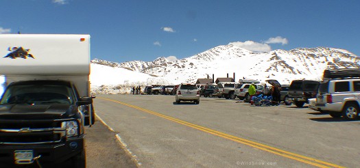 Independence Pass Summit, looking east at Mount Brumley Independence Pass Summit, looking east at Mount Brumley