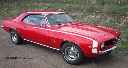 Camaro ski design inspiration, 1969. Camaro ski design inspiration, 1969.