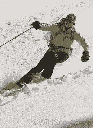 Me enjoying backcountry skiing those Gotbacks. Me enjoying those Gotbacks.