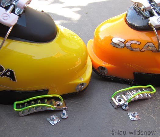 Scarpa Rush and Maestrale fasteners. Scarpa Rush and Maestrale fasteners.