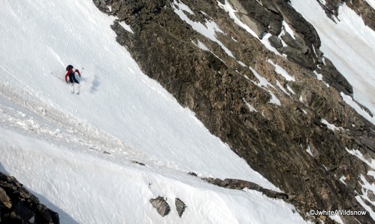Vectors on our new ski route on Capitol Peak, Colorado, a few weeks ago. Vectors on our new route on Capitol Peak, Colorado, a few weeks ago.