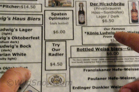 Beer selection was quite nice. Beer selection was quite nice, appreciated, while pricey.