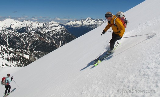 Backcountry skiing Ruth Mountain Backcountry skiing Ruth Mountain