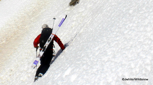 Voile Vectors, Plank Route, Capitol Peak North Face. Voile Vectors, Plank Route, Capitol Peak North Face.