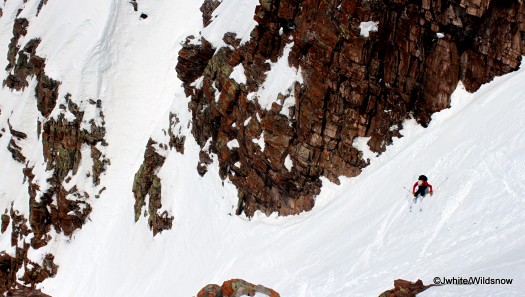 Vectors in Soutwest Couloir, South Maroon Peak, Colorado. Vectors in Soutwest Couloir, South Maroon Peak, Colorado.
