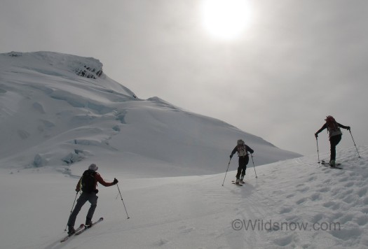 Mount Baker ski mountaineering. Mount Baker ski mountaineering.