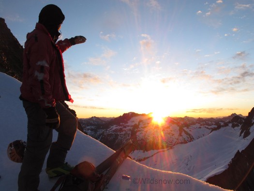 North Cascades ski mountaineering
